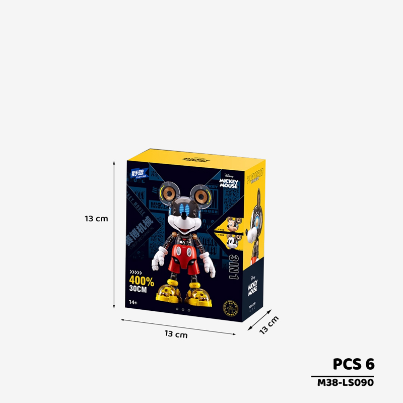 Pleyerid- M38-Ls090- Lắp Ráp Mô Hình Chuột Mickey (Có Đèn)