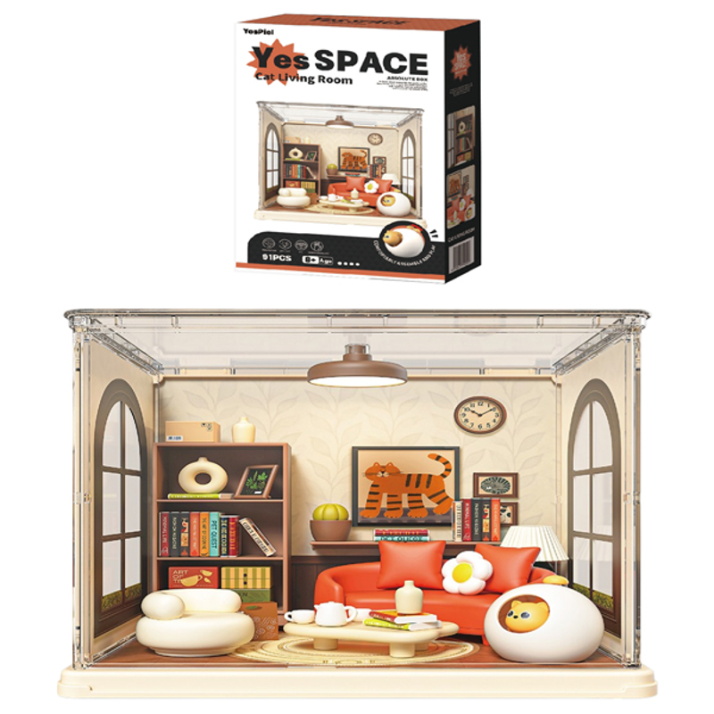 Yes Space-Ys902 - Lắp Ráp Mô Hình Phòng Ngủ Heo Con (Vnc)