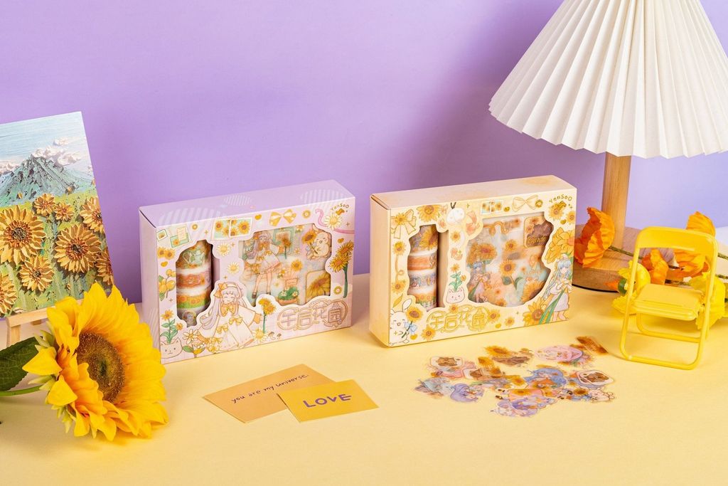 Bộ 6 Băng Keo Hình  + Sticker Ysm010185