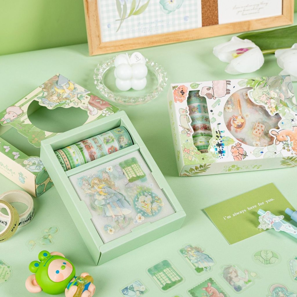 Bộ 10 Băng Keo Hình + Sticker Ysm010200