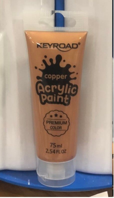 Màu Vẽ Keyroad ACRYLIC 75ML Đồng METALLIC KR972213