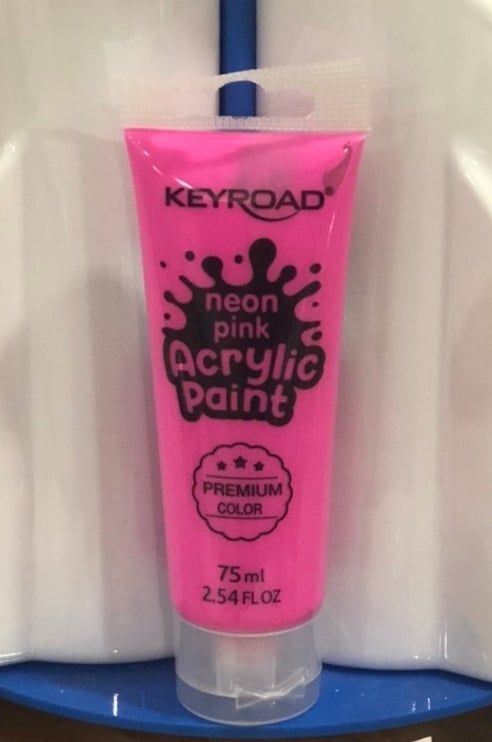 Màu Vẽ Keyroad ACRYLIC 75ML Hồng NEON KR972216