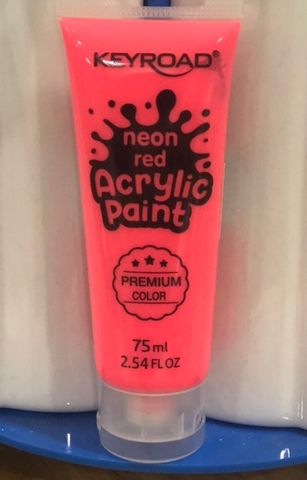 Màu Vẽ Keyroad ACRYLIC 75ML Đỏ NEON KR972219
