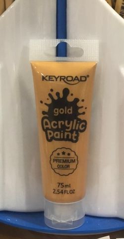Màu Vẽ Keyroad ACRYLIC 75ML GOLDEN METALLIC KR972211
