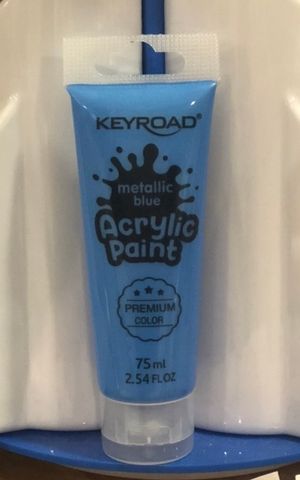 Màu Vẽ Keyroad ACRYLIC 75ML Xanh Metalic KR972209