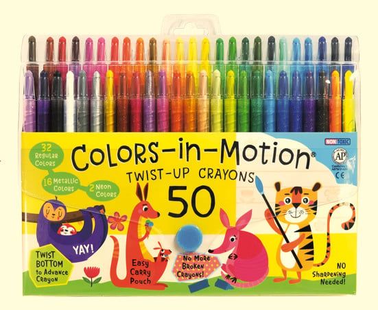 Bộ Viết Sáp Màu Globe 50 Cây LT10-50GT