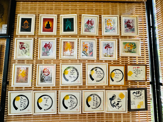 Tranh Giấy Xoắn Thư Pháp 20X25 (V.Minh)