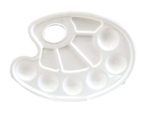 Khay Pha Màu Hình Oval 23 x16 Cm 11765