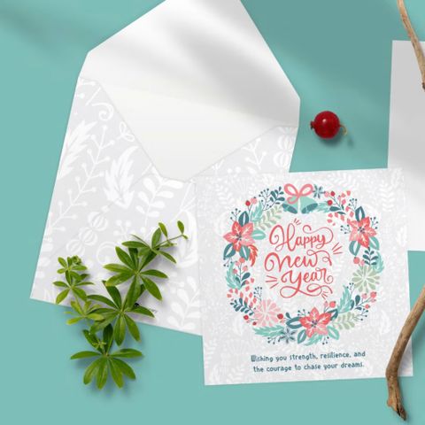 Thiệp Năm Mới Strength & Resilence