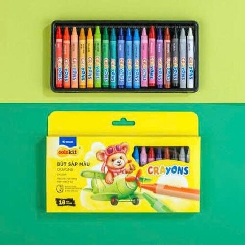 Sáp Màu Cr-C049 18 Màu