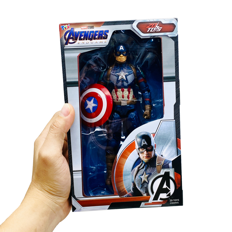 Zd Toys Mô Hình Marvel Captain America (7 Inch)  Zm40