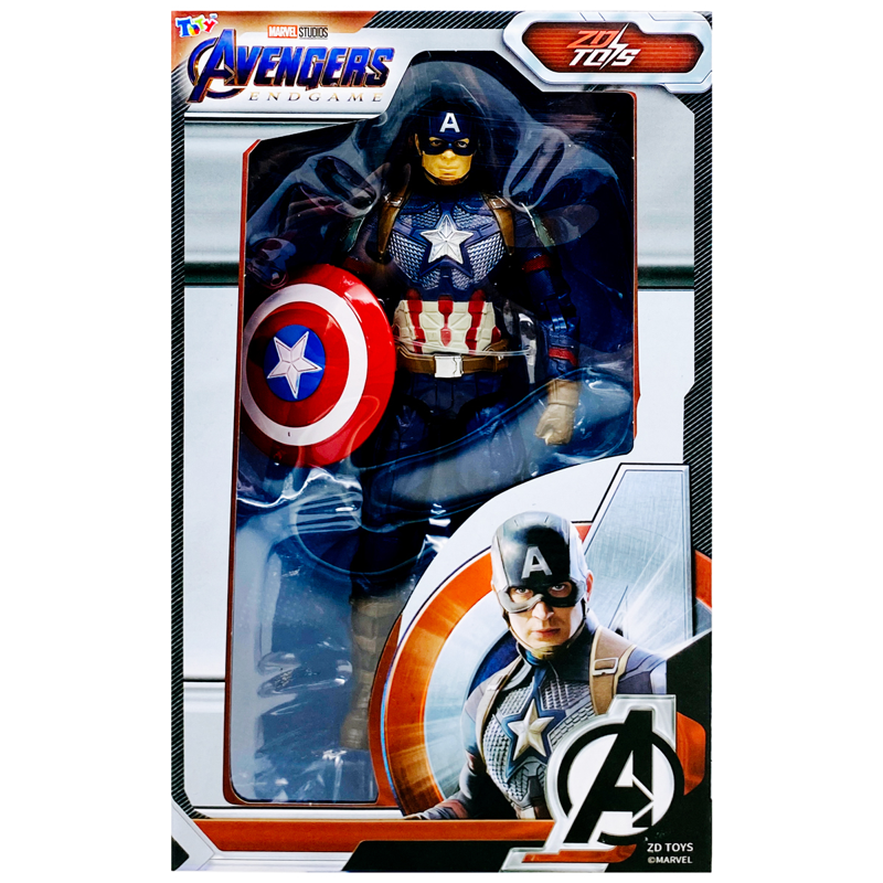 Zd Toys Mô Hình Marvel Captain America (7 Inch)  Zm40