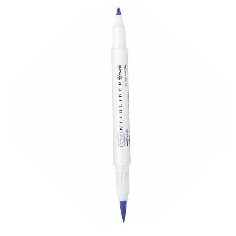 ZEBRA - VIẾT MILDLINER BRUSH - TÍM LAVENDER - WFT8-MLV (MS)