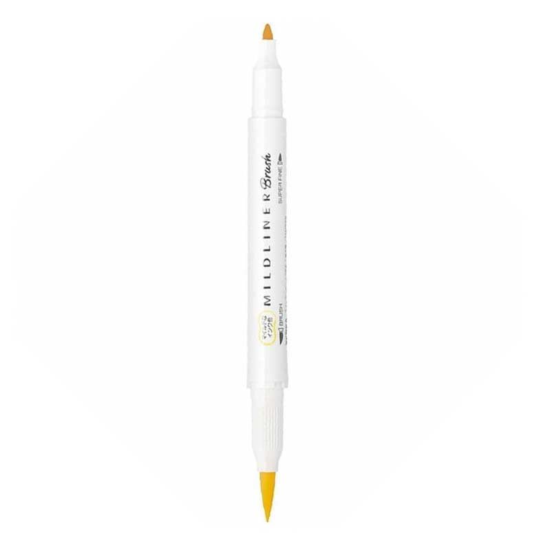 ZEBRA - VIẾT MILDLINER BRUSH - VÀNG CHANH - WFT8-MLY (MS)