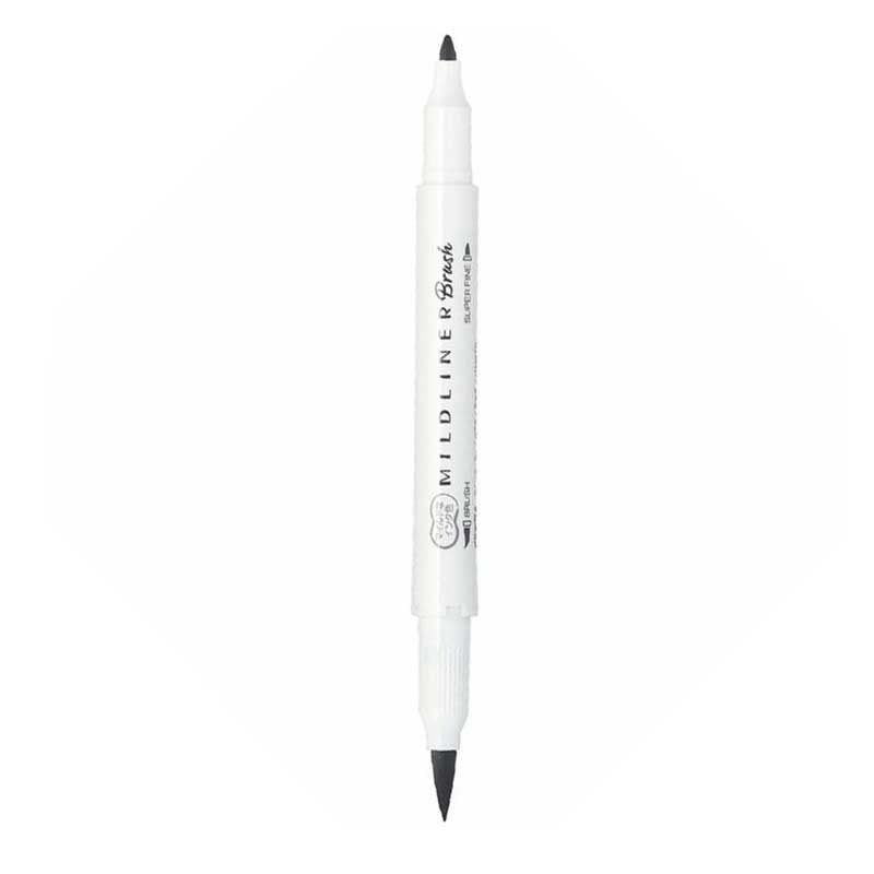 ZEBRA - VIẾT MILDLINER BRUSH - XÁM ĐẬM - WFT8-MDGR (MS)