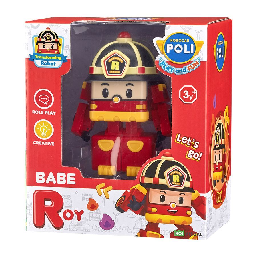 ROBOCAR POLI Robot Biến Hình Xe Cứu Hộ Babe Roy ZR919
