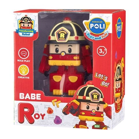 ROBOCAR POLI Robot Biến Hình Xe Cứu Hộ Babe Roy ZR919