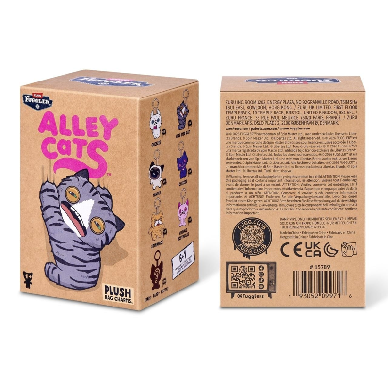 Fuggler Đc Sưu Tầm Zuru Toys Alley Cat Keyrings 5