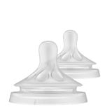  Núm ty thay thế bình sữa Avent Hộp 2 núm thiết kế tự nhiên 