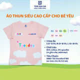  ÁO THUN COTTON CAO CẤP CHO BÉ COMBO 7 DAYS - PHIÊN BẢN ĐẶC BIỆT "MADE BY VẠN AN" 
