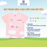  ÁO THUN COTTON CAO CẤP CHO BÉ COMBO 7 DAYS - PHIÊN BẢN ĐẶC BIỆT "MADE BY VẠN AN" 