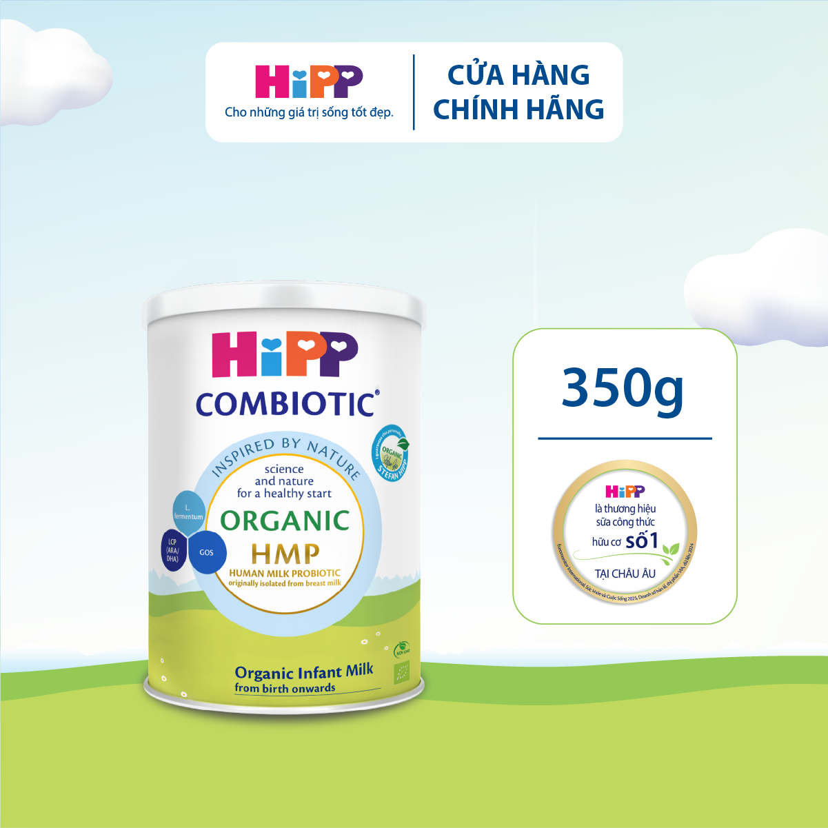 Sữa Công Thức HiPP Organic Combiotic 350G - Sữa Bò
