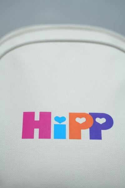 Balo vải HiPP viền kem