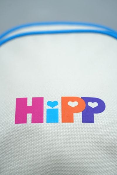 Balo vải HiPP viền xanh