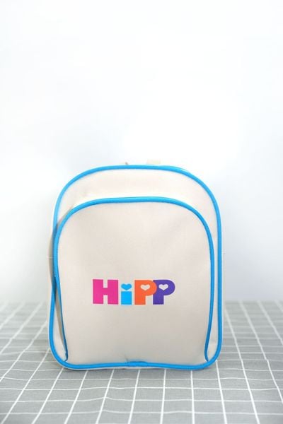 Balo vải HiPP viền xanh