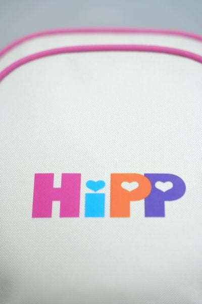 Balo vải HiPP viền hồng