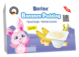  Pudding Burine Vị Chuối (Vỉ 6 hũ x50g) 
