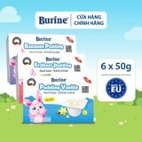  Combo 3 Pudding Burine Mix Vị (vỉ 6 hũ x50g) 