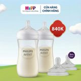  Combo bình Philips Avent SCY906/02 + Núm ti SCY964.02 