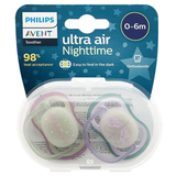  Ty ngậm thông khí dạ quang cho bé từ 0-6 tháng tuổi hiệu Philips Avent (vỉ đôi) 
