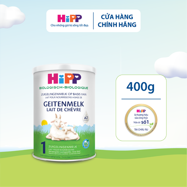 Sữa Công Thức HiPP 01 Organic 400G - Sữa Dê