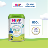  Sữa Công Thức HiPP 02 Organic Combiotic 800G - Sữa Bò 