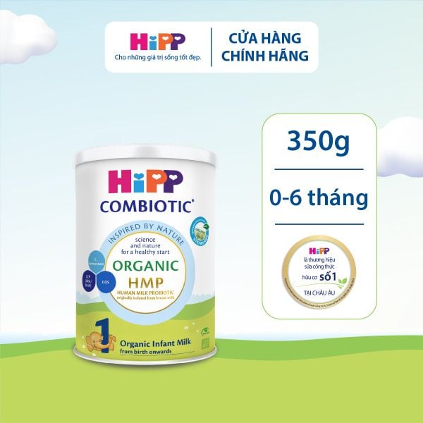 Sữa Công Thức HiPP 01 Organic Combiotic 350G - Sữa Bò