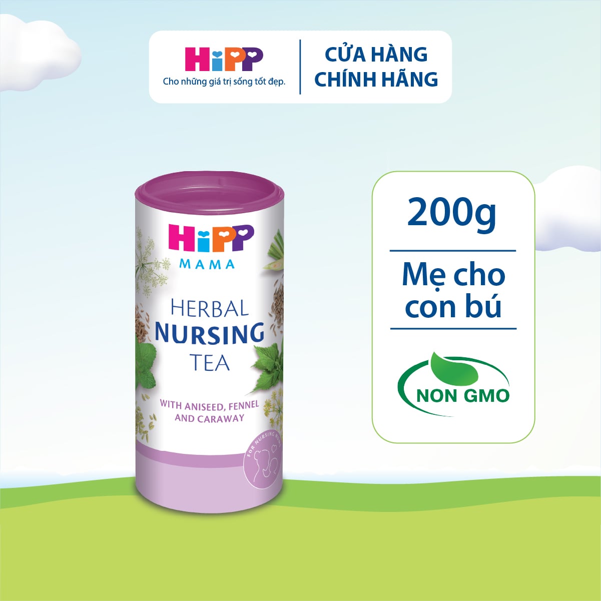 Trà Cốm Lợi Sữa HiPP - Hỗ Trợ Kích Thích Tuyến Sữa