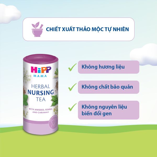 Trà Cốm Lợi Sữa HiPP - Hỗ Trợ Kích Thích Tuyến Sữa