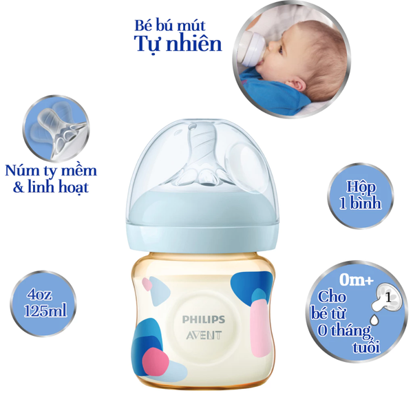 [Gift] Bình Philips Avent Bình sữa PPSU (125ml)