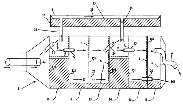 Thiết bị xử lý khí thải có sử dụng nước