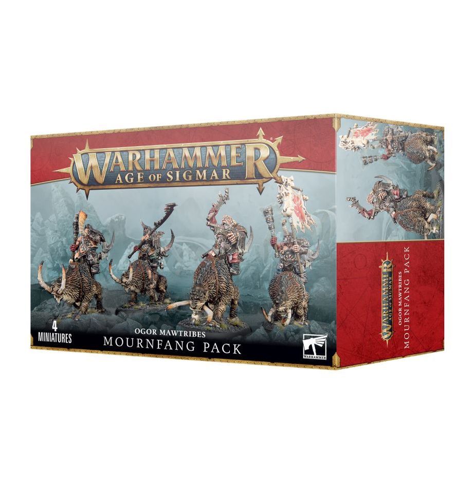 Warhammer AoS – Ogor Mawtribes Ventre-Durs – Figurines Pour Jeu De Société – Noir