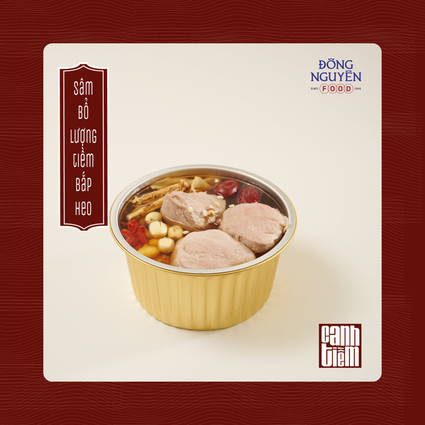 [Canh Cấp Đông] - Canh Sâm Bổ Lượng Tiềm Bắp Heo