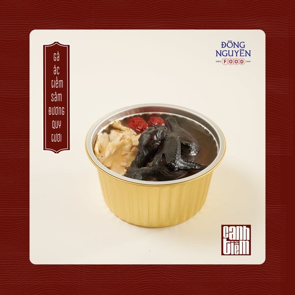 [Canh Cấp Đông] - Gà Ác Tiềm Sâm Đương Quy Tươi