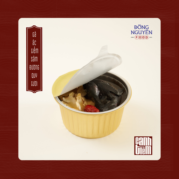 [Canh Cấp Đông] - Gà Ác Tiềm Sâm Đương Quy Tươi