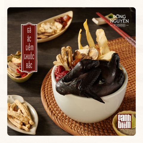 [Canh  Tiệt Trùng] - Gà Ác Tiềm Thuốc Bắc