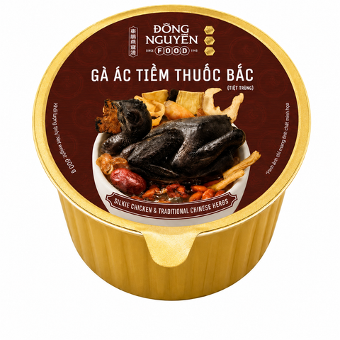 [Canh Tiệt Trùng] - Gà Ác Tiềm Thuốc Bắc