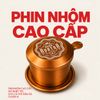 [Cao Cấp] Phin Cà Phê Cao Cấp, mẫu nhôm anode xước, màu bronze gold sang trọng cổ điển