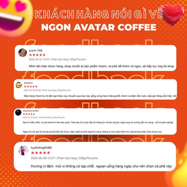 Combo 3 Gói Cà Phê Đậm Đà Dùng Thử: Robusta Nguyên Chất, Blend Arabica & Thượng Hạng - GÓI 50 GRAM