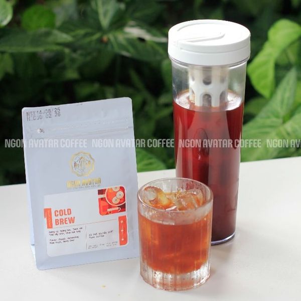 Bình Ủ Lạnh Cà Phê Cold Brew, Dung Tích 1000ml Nhựa Cứng Cáp Cao Cấp An Toàn Sức Khỏe, Lõi Lọc Mịn